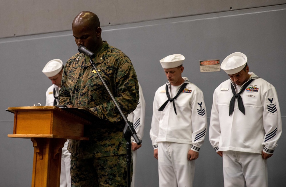 USS Mesa Verde conducts 9/11 memorial ceremony