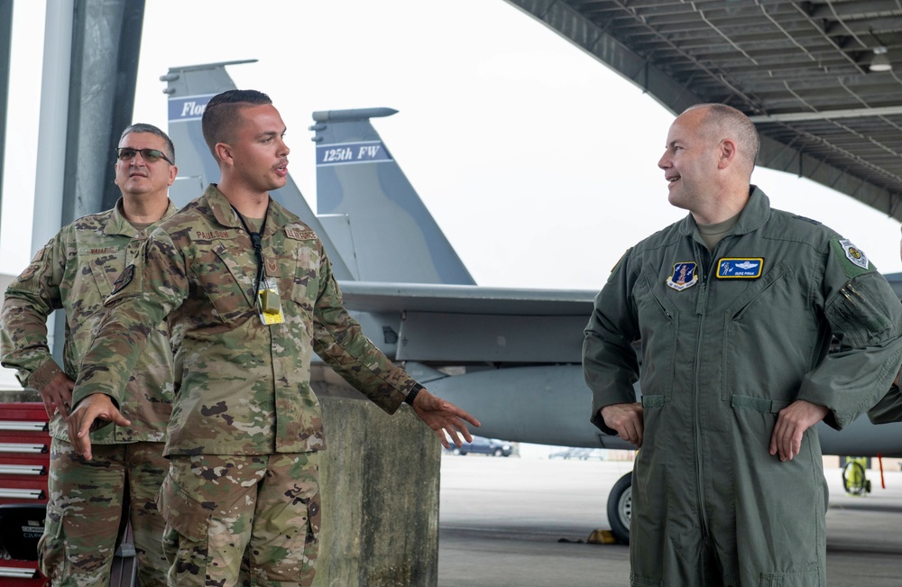 ANG Deputy Director visits 125th Fighter Wing