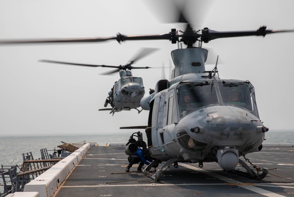 USS Mesa Verde conducts flight operations