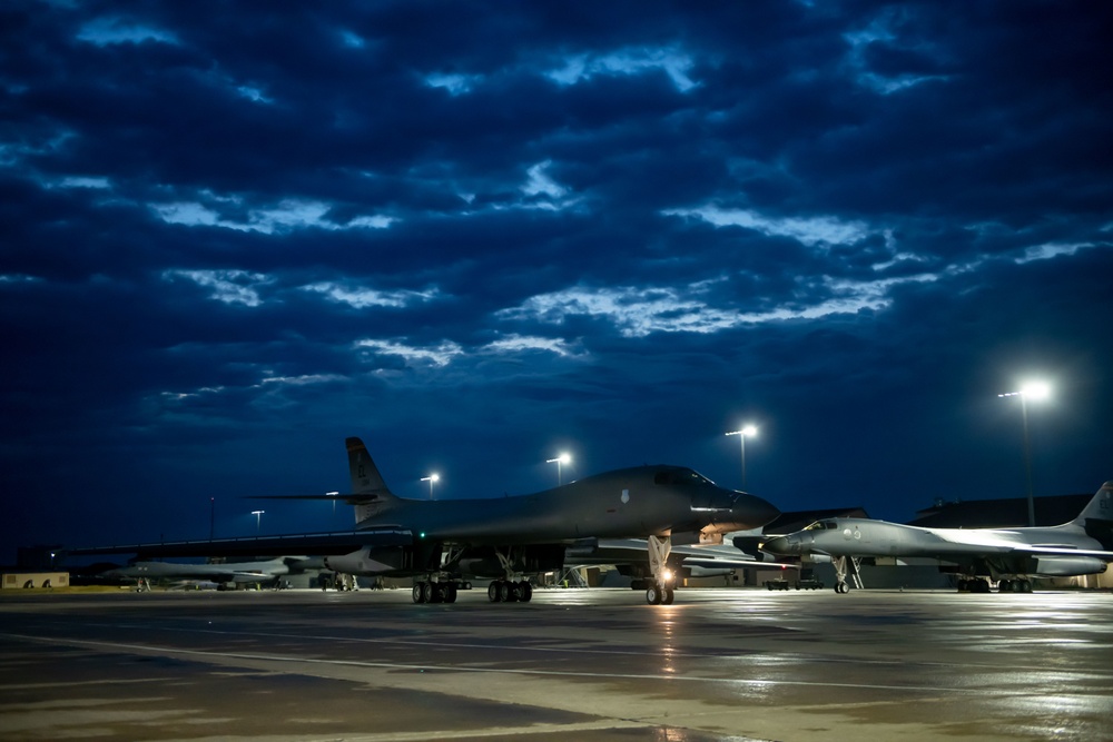 The 37th Bomb Squadron Take Off for CONUS-to-CONUS Mission