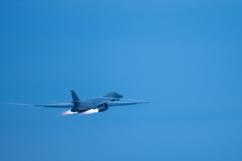 The 37th Bomb Squadron Take Off for CONUS-to-CONUS Mission