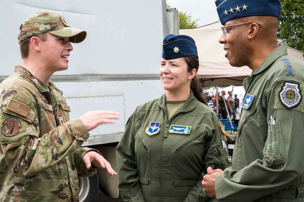 33rd Southern Heritage Classic Tailgate Party with Air Force Chief of Staff Gen. CQ Brown, Jr.