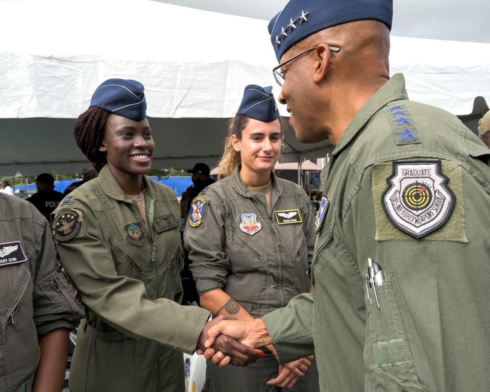 33rd Southern Heritage Classic Tailgate party with Air Force Chief of Staff Gen. CQ Brown, Jr.