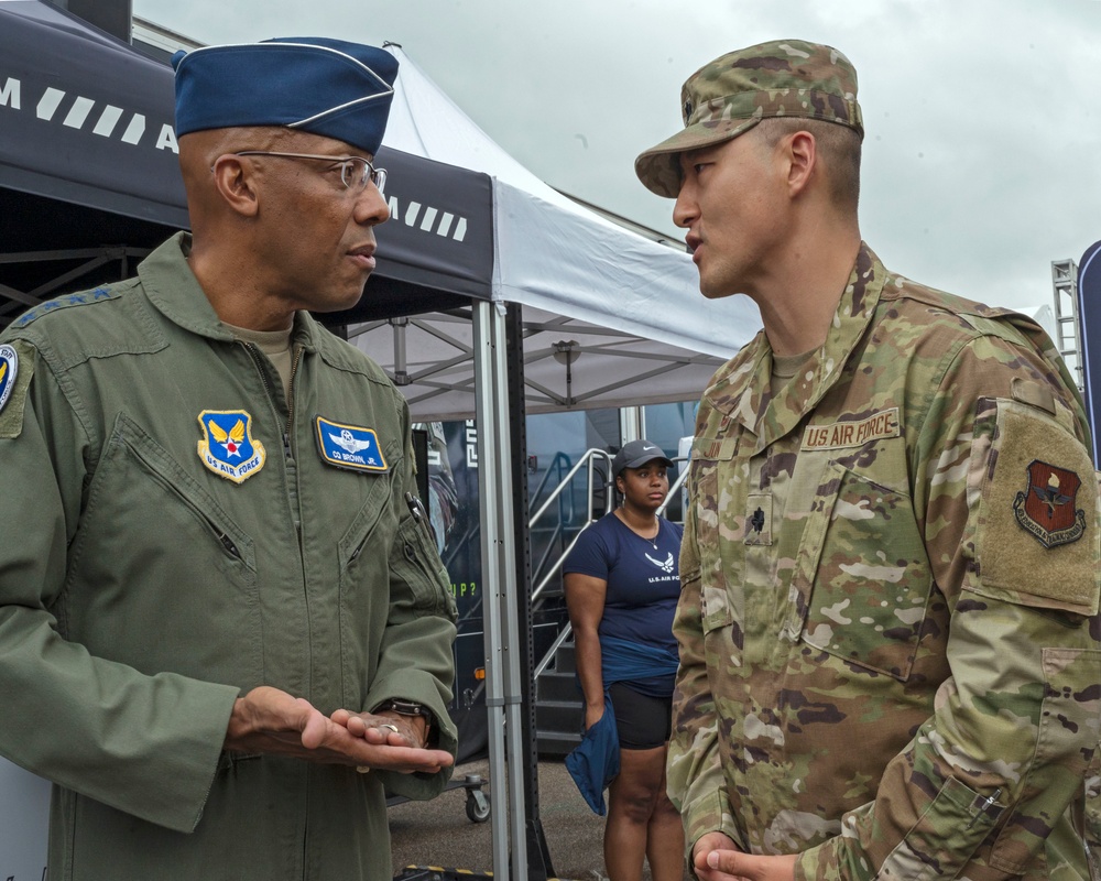 33rd Southern Heritage Classic Tailgate party with Air Force Chief of Staff Gen. CQ Brown, Jr.