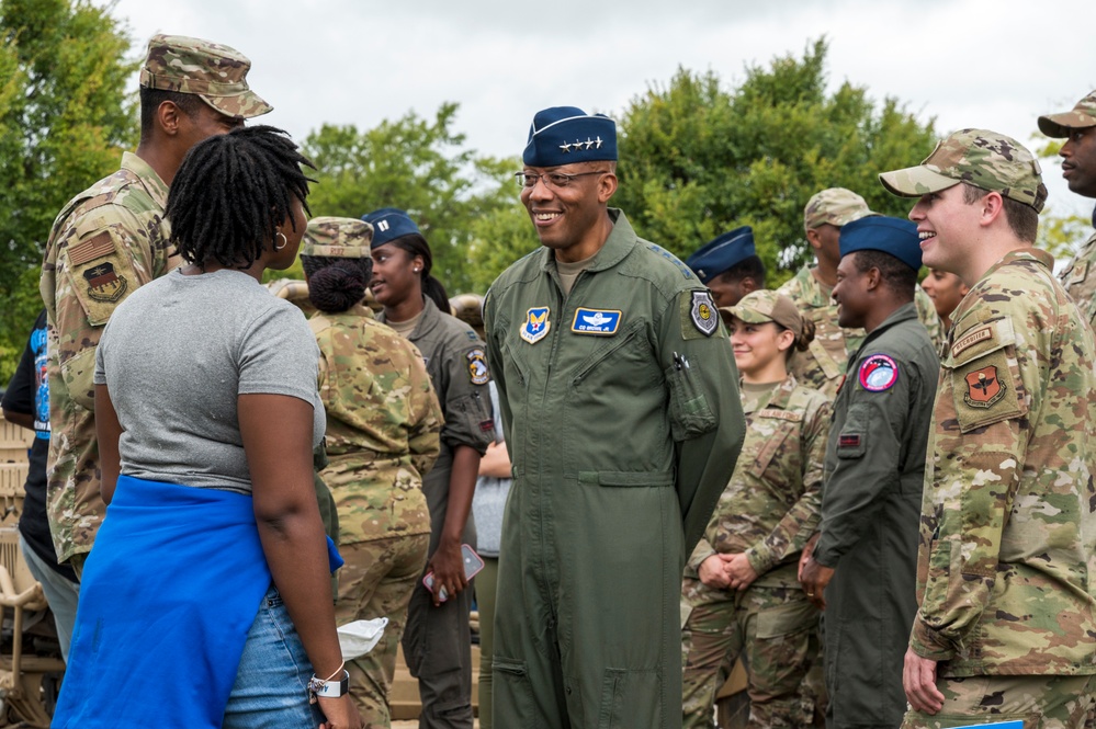 33rd Southern Heritage Classic Tailgate party with Air Force Chief of Staff Gen. CQ Brown, Jr.