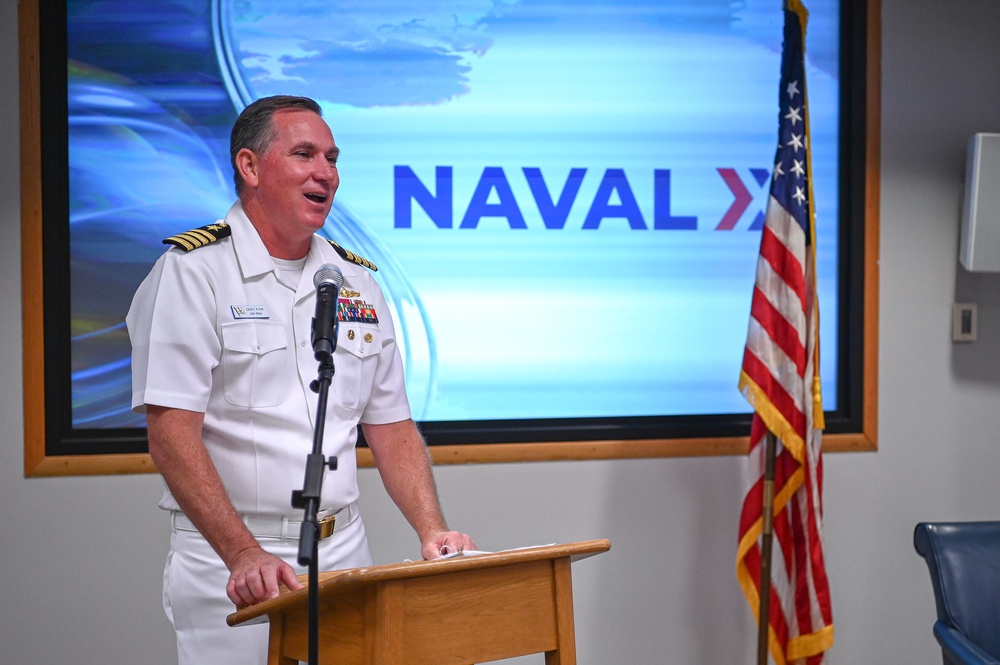 Capt. Casey Plew assumes the role of director for NavalX