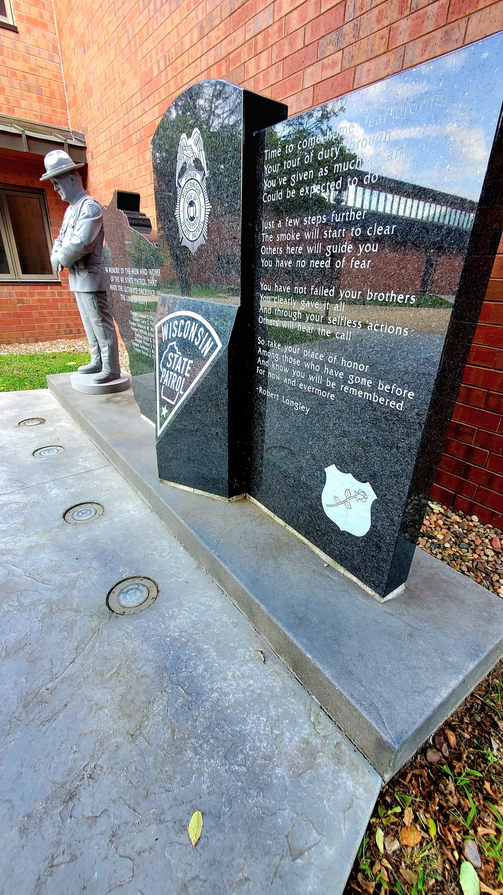New memorial, set up at Fort McCoy, honors Wisconsin State Patrol’s fallen heroes