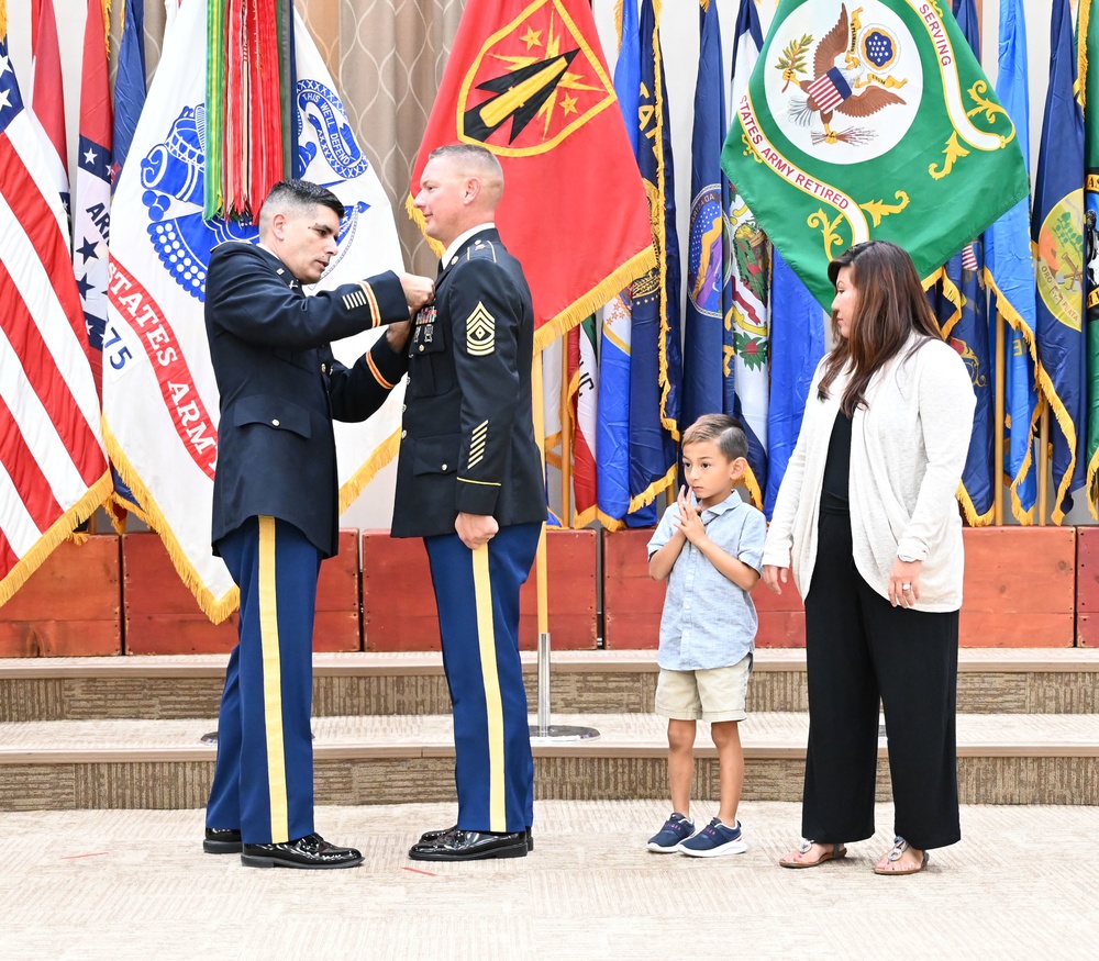 1st Sgt. Charles L. Johnson Retirement Ceremony