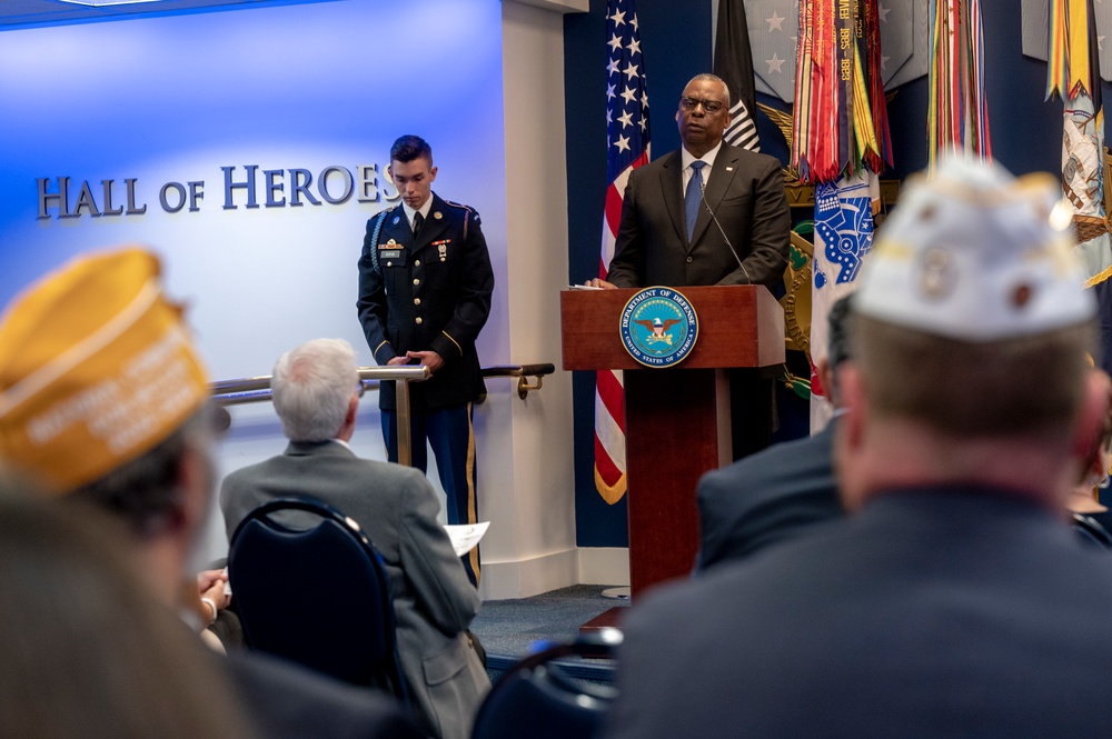 Secretary of Defense Hosts POW/MIA Recognition Day Event