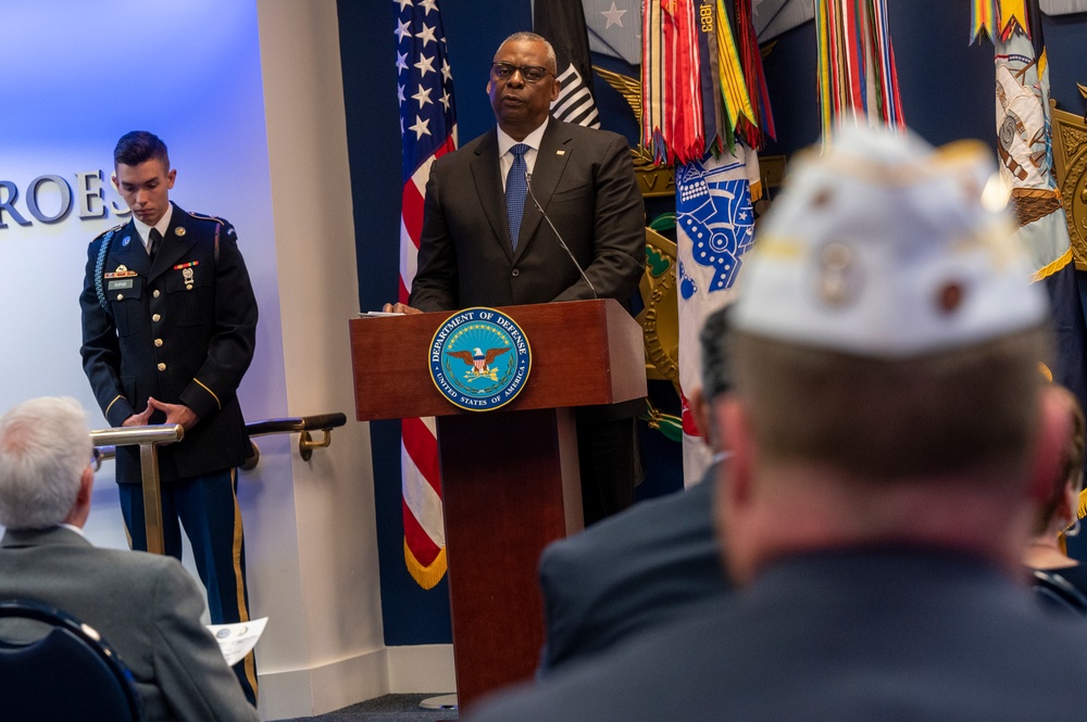 Secretary of Defense Hosts POW/MIA Recognition Day Event