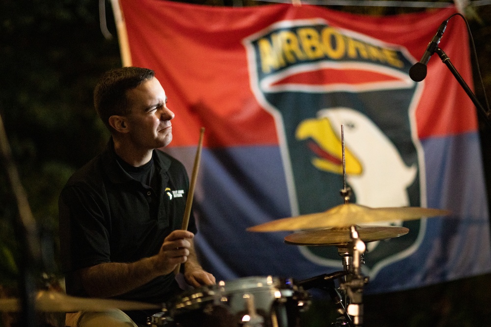 101st Airborne Division Band performs in honor of Operation Market Garden 78