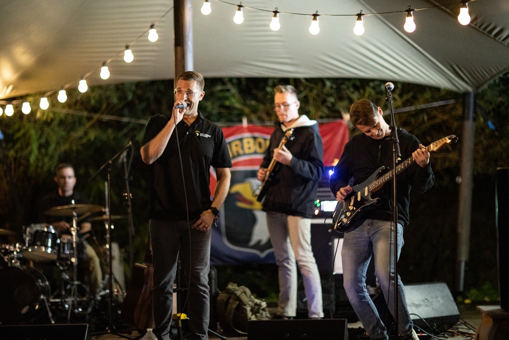 101st Airborne Division Band performs in honor of Operation Market Garden 78