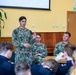 USS Arlington Sailors visit Lithuanian school