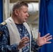 Lithuanian Navy chaplain conducts religious service aboard USS Arlington