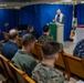 Lithuanian Navy chaplain conducts religious service aboard USS Arlington