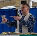 Lithuanian Navy chaplain conducts religious service aboard USS Arlington