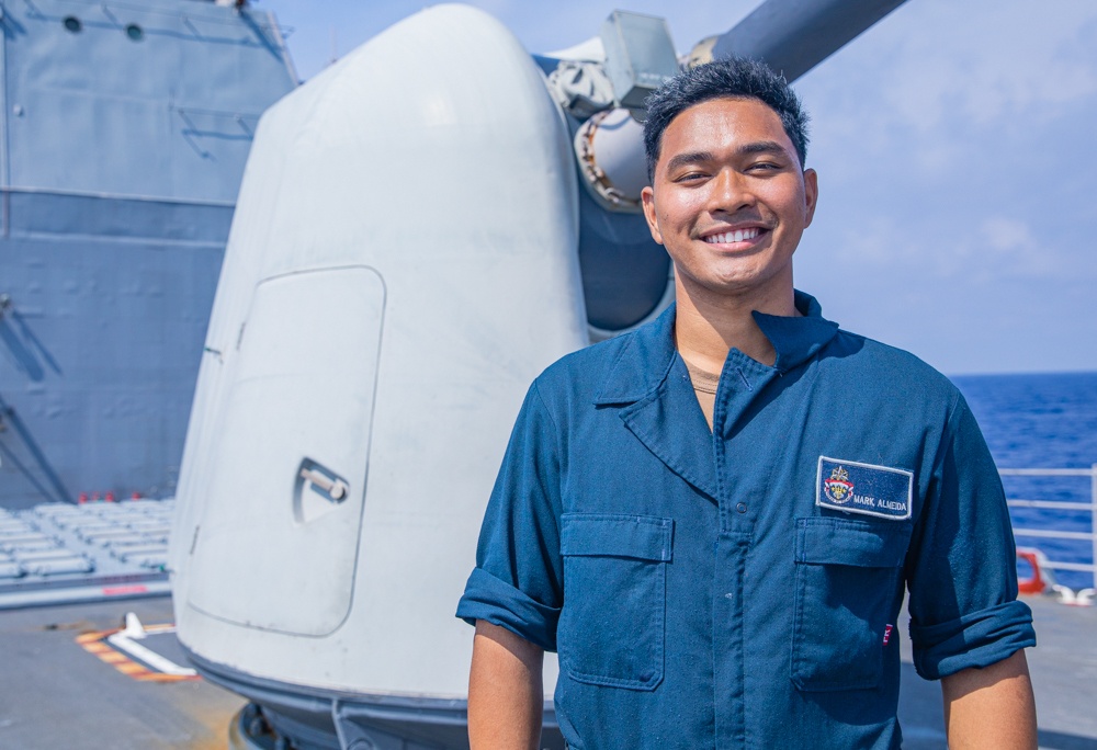 Anchorage, Alaska Native Serves Aboard USS Antietam while conducting operations in the Philippine Sea