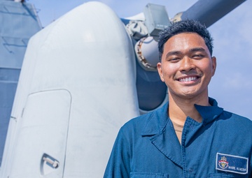 Anchorage, Alaska Native Serves Aboard USS Antietam while conducting operations in the Philippine Sea