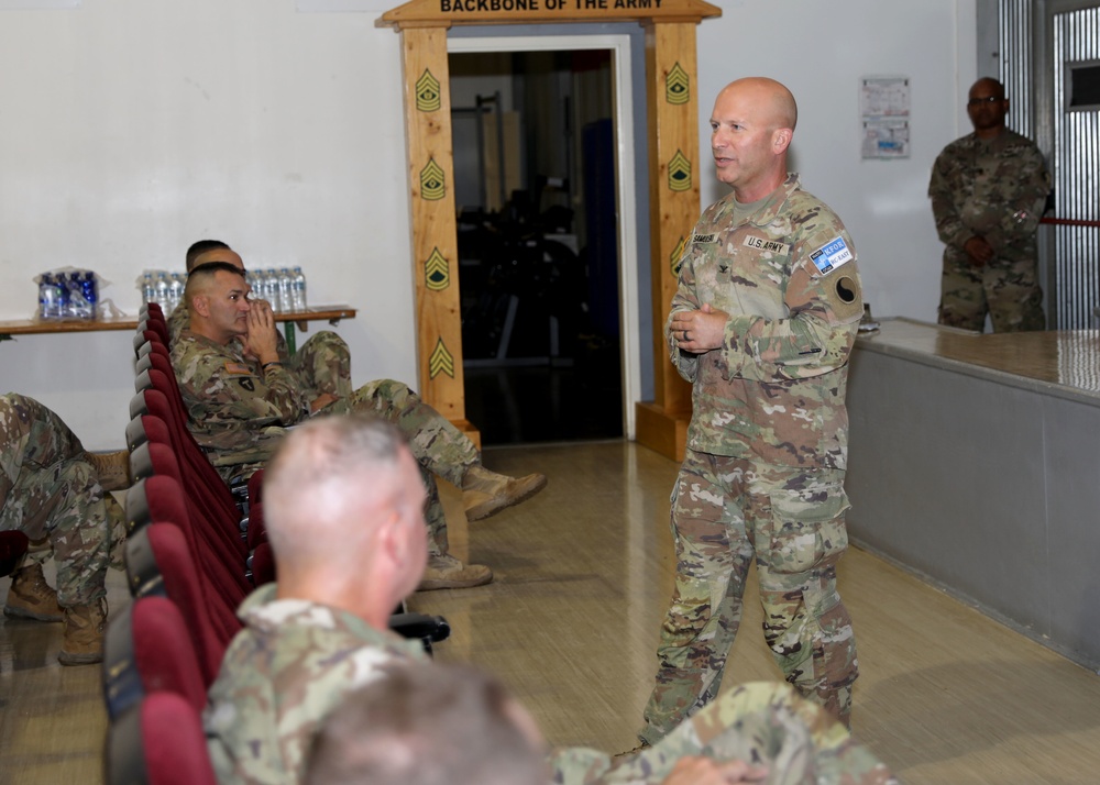 Carrying the Torch: 116th IBCT leaders discuss suicide prevention and awareness during seminar