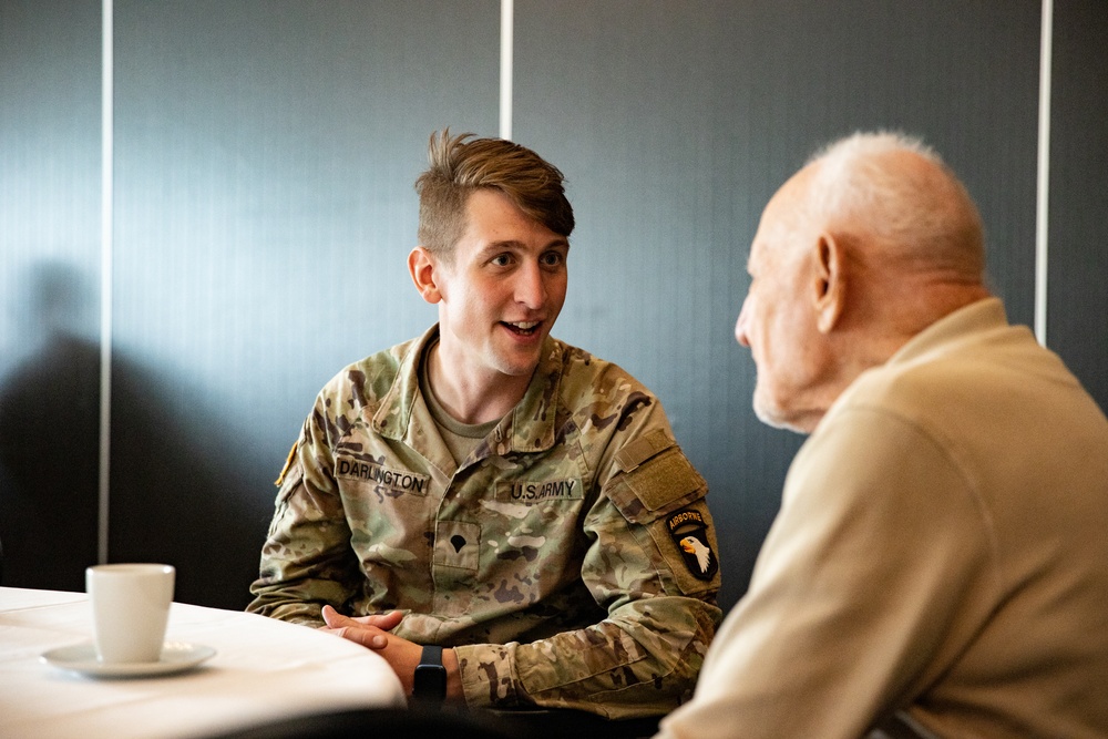 World War II veterans share their stories during the 78th Anniversary of Market Garden