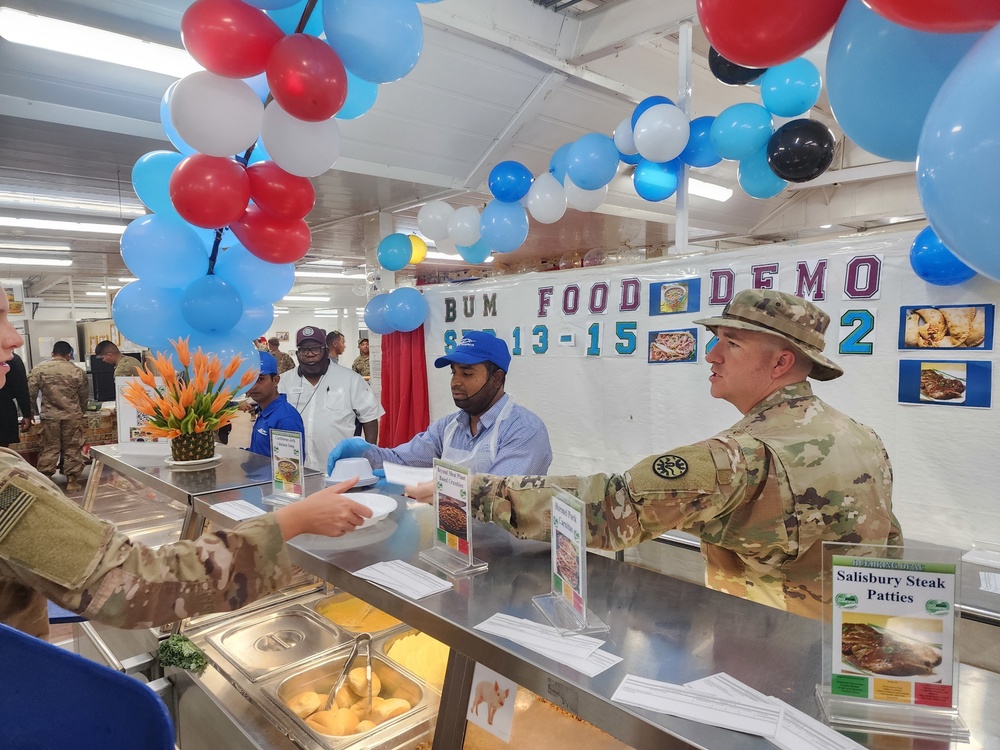 Military culinary reviews provided in Kuwait