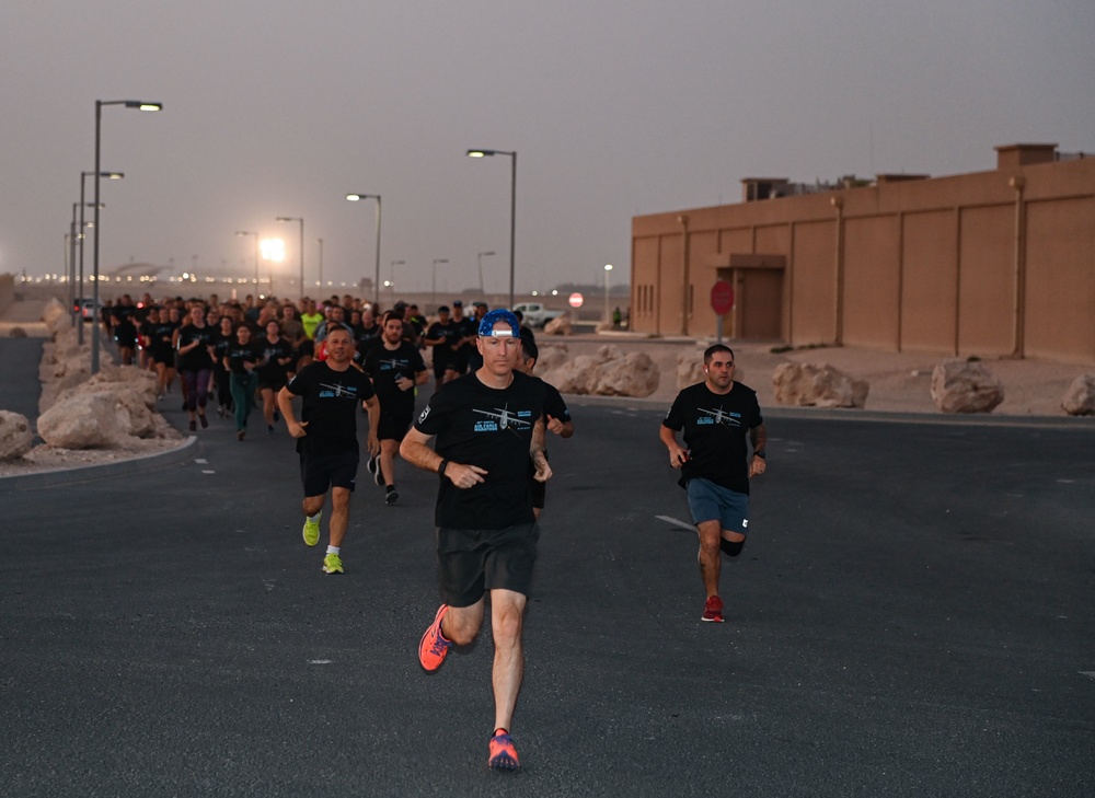 AUAB celebrates 75th Air Force Birthday with run