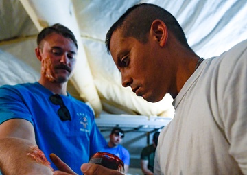 The bloody reality of casualty care