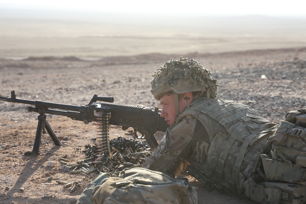 British Army participates in Exercise Eager Lion in Jordan