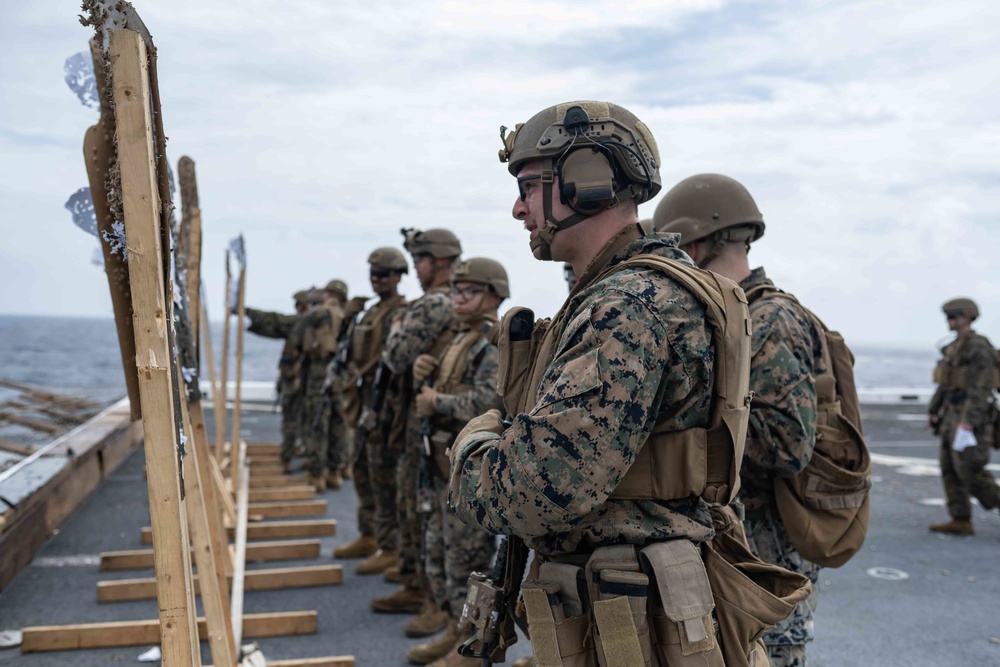 31st MEU Live Fire Gun Shoot aboard USS New Orleans September 12, 2022