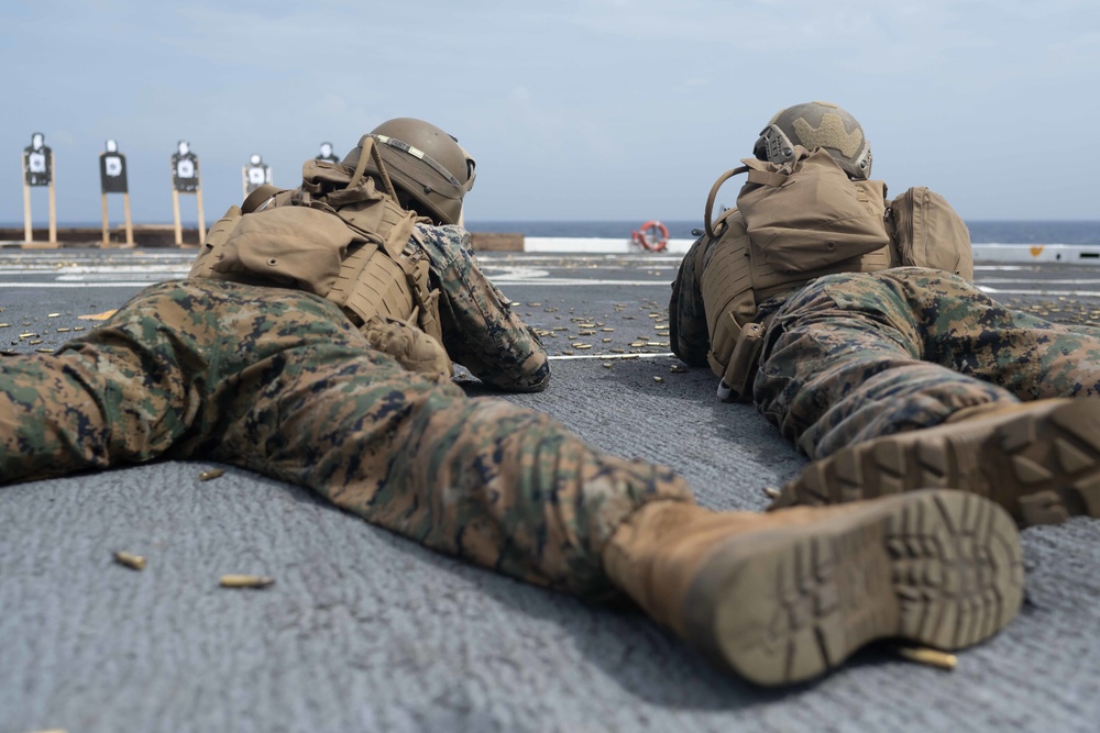 31st MEU Live Fire Gun Shoot aboard USS New Orleans September 12, 2022
