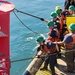 Coast Guard Cutter Marcus Hanna conducts buoy operations in the Northeast