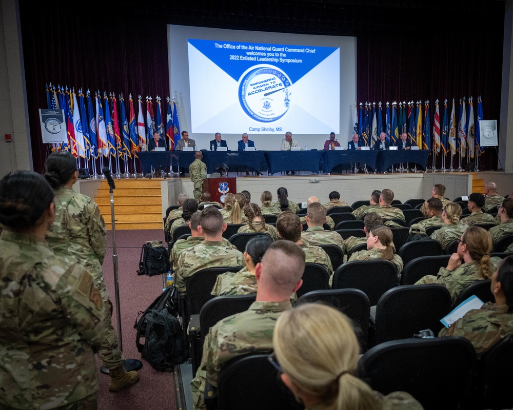 Air National Guard Command Chief holds Enlisted Leader Symposium