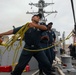 USS Delbert D. Black Conducts Brief Stop for Fuel in Oman