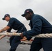 USS Delbert D. Black Conducts Brief Stop for Fuel in Oman