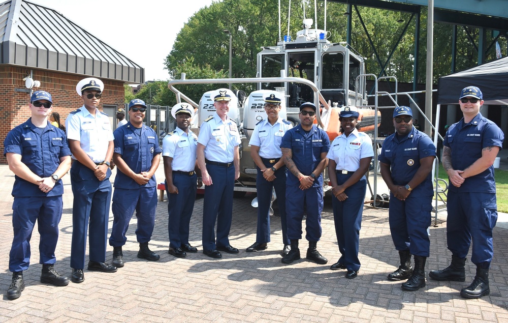 Coast Guard Atlantic Area Commander highlights partnership with Virginia-based Minority Serving Institutions visit