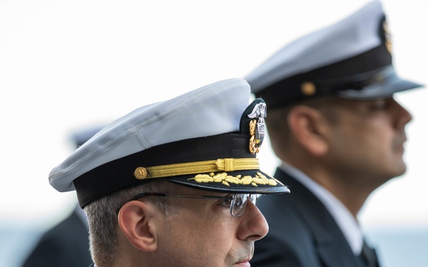 USS Gerald R. Ford Holds a Burial at Sea