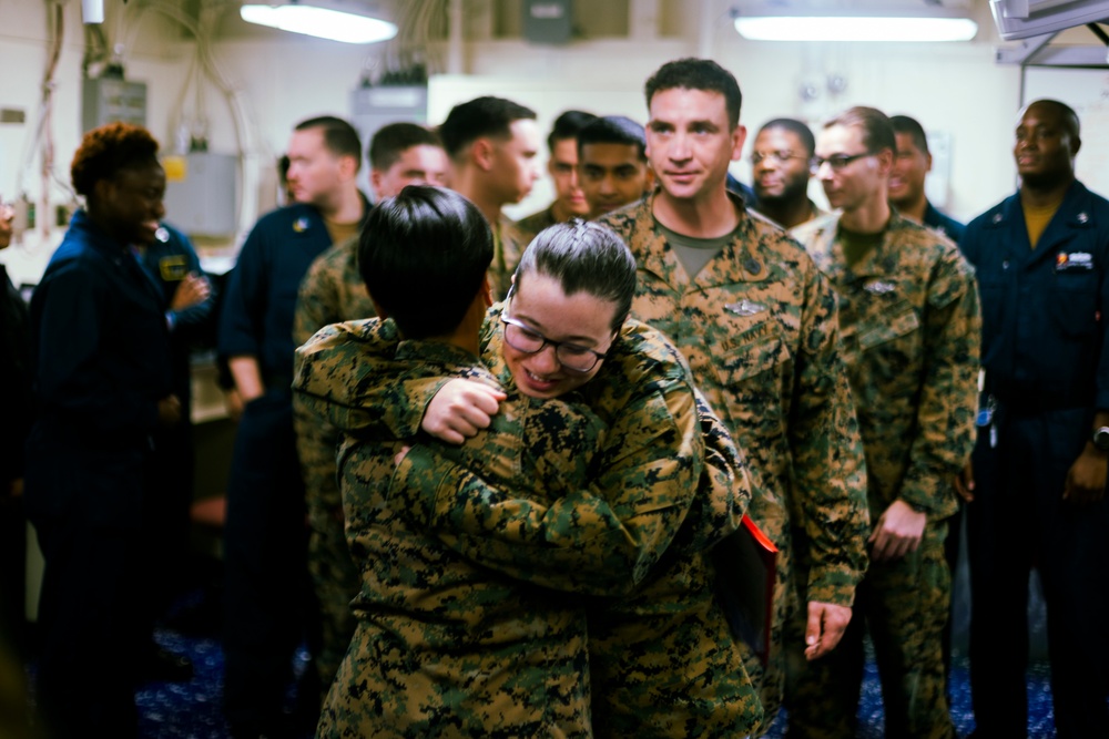 U.S. Navy Sailor Receives Meritorious Promotion Aboard USS Tripoli