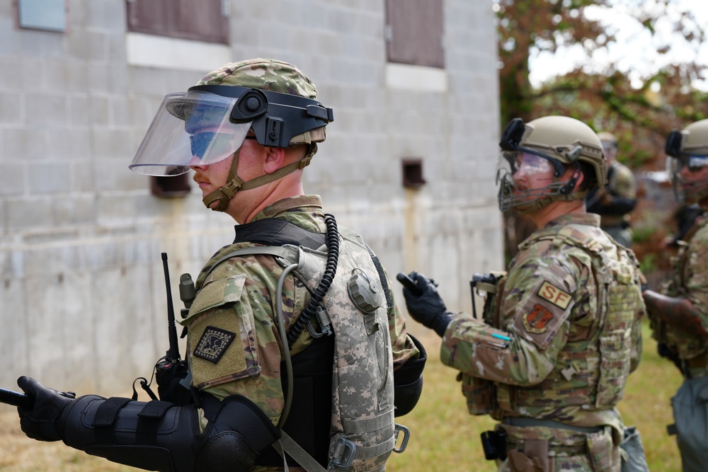 Military and Civilian Law Enforcement Conduct Civil Disturbance Training