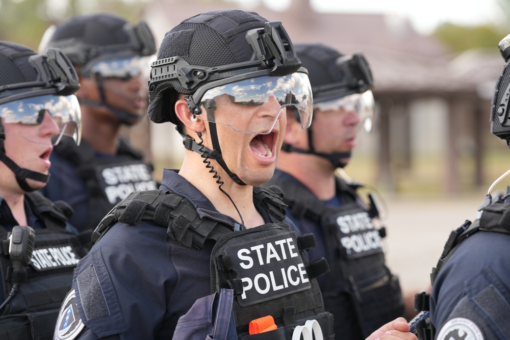 Military and Civilian Law Enforcement Conduct Civil Disturbance Training