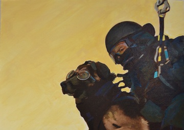 US Coast Guard Art Program 2018 Collection, Ob ID# 201827, &quot;Courageous team,&quot; John Ward (27 of 28)