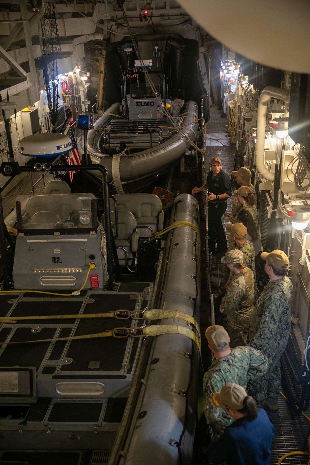 Rear Admiral Nicholson Visits USS Zumwalt