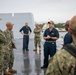 Rear Admiral Nicholson Visits USS Zumwalt