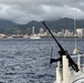 U.S. Coast Guard Cutter Joseph Gerczak (WPC 1126) escorts Motor Yacht Amadea