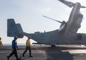 USS America, USS Tripoli Conduct Flight Operations