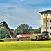 Final exterior grading takes place at fiscal year 2020-funded barracks project at Fort McCoy