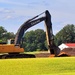 Final exterior grading takes place at fiscal year 2020-funded barracks project at Fort McCoy