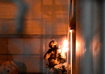 Wolf Pack defenders MOPP up adversaries