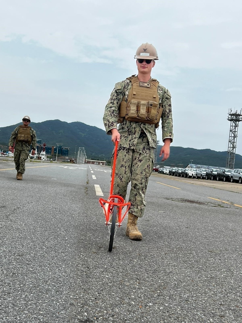 Naval Mobile Construction Battalion 4 perform pier assessment during joint exercise Ulchi Freedom Shield.