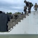 Naval Mobile Construction Battalion 4, repair pier damage during exercise Ulchi freedom Sheild.