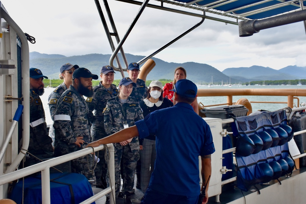 U.S. Coast Guard hosts Royal Australian Navy in Cairns, Australia